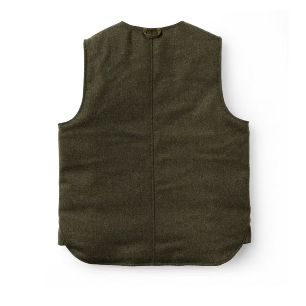 Filson Buckland Reversible 650FP Goose Down Vest, Forrest Green - Size Medium - Picture 4 of 7